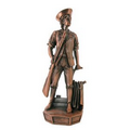 Electroplated Minuteman Trophy Figure (11 1/2")
